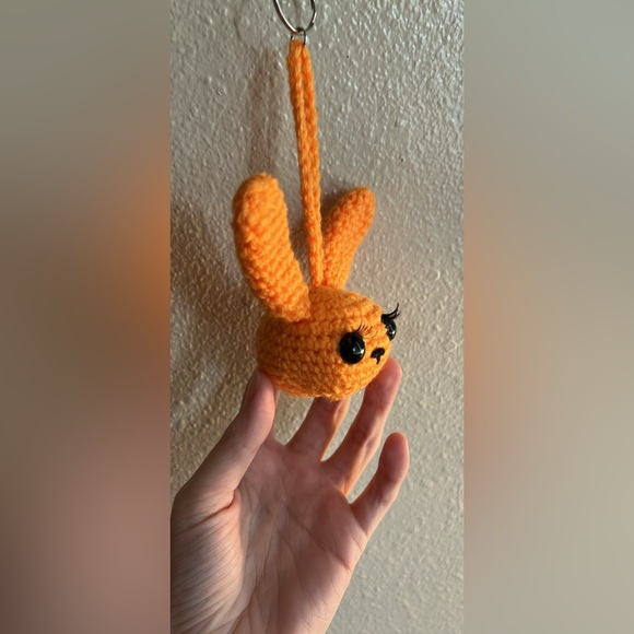 Crocheted Bunny Keychain/Bag Charm 🐰 - Picture 7 of 10